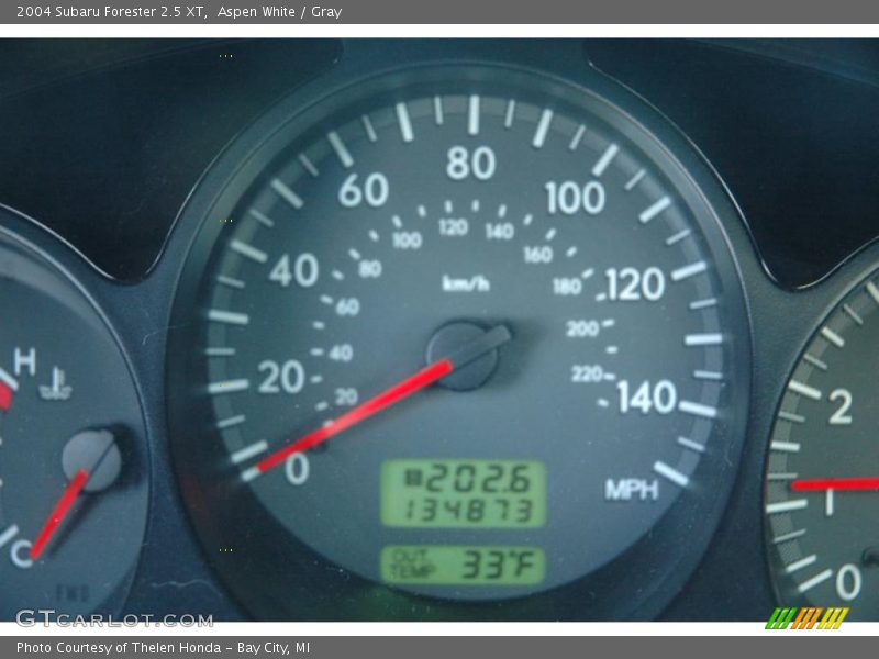 Aspen White / Gray 2004 Subaru Forester 2.5 XT
