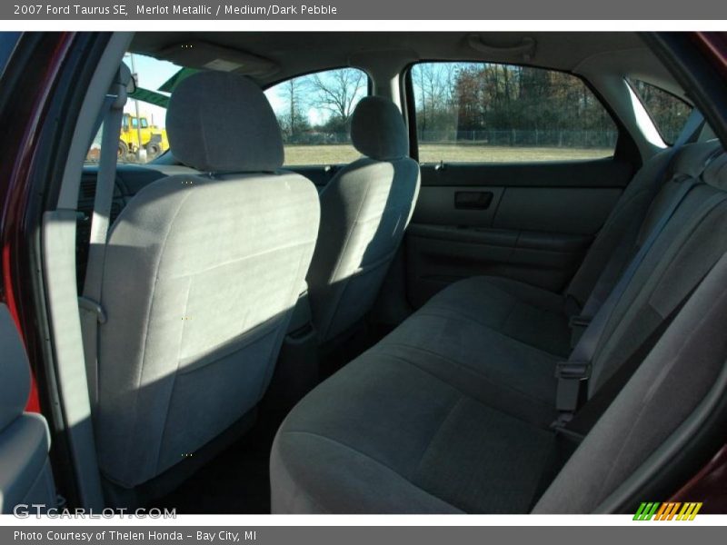 Merlot Metallic / Medium/Dark Pebble 2007 Ford Taurus SE
