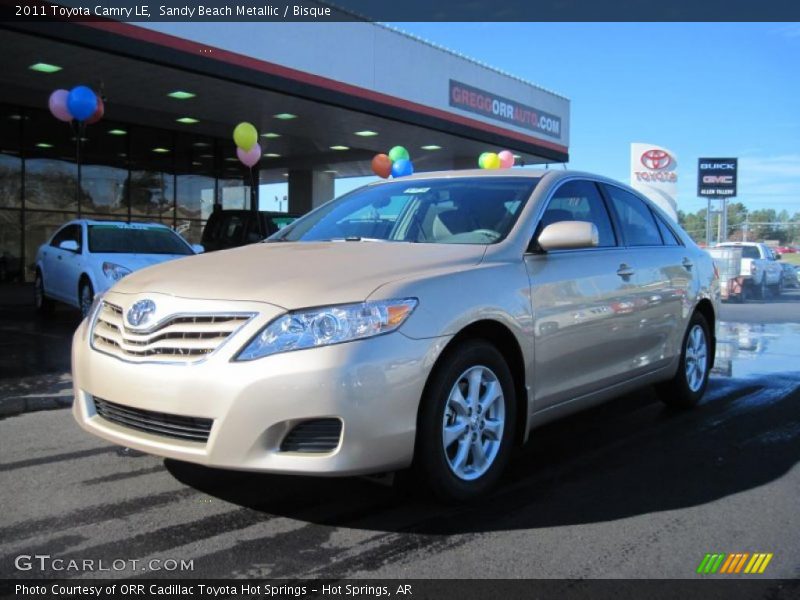Sandy Beach Metallic / Bisque 2011 Toyota Camry LE
