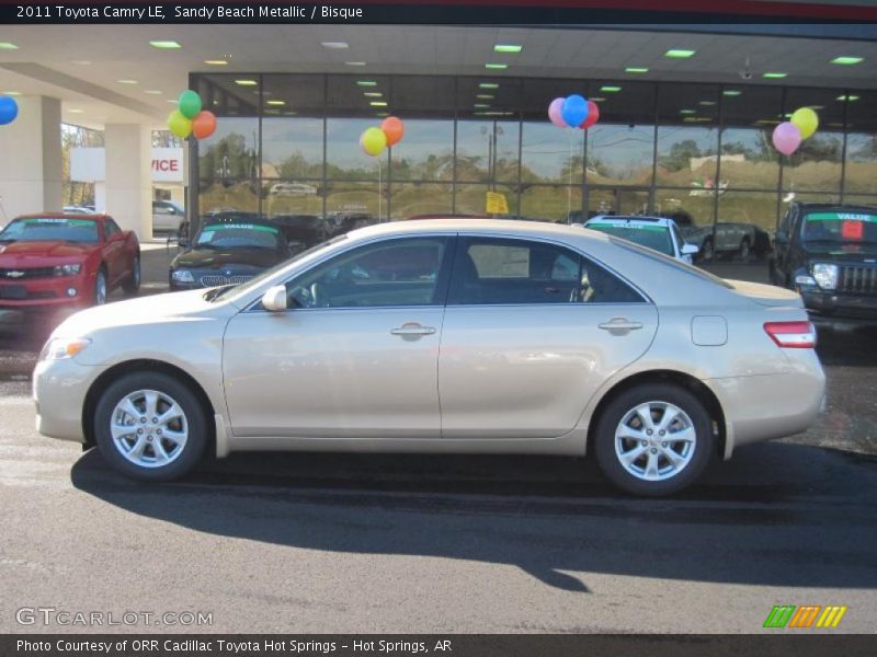 Sandy Beach Metallic / Bisque 2011 Toyota Camry LE