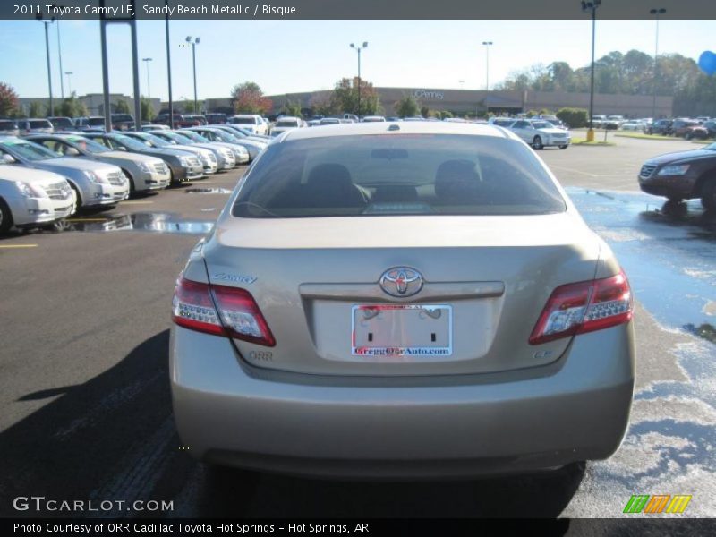 Sandy Beach Metallic / Bisque 2011 Toyota Camry LE