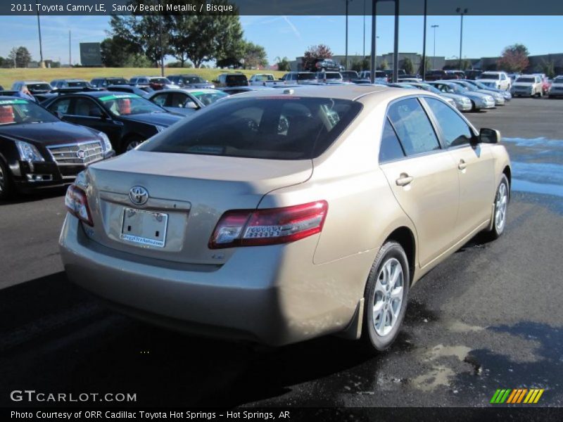 Sandy Beach Metallic / Bisque 2011 Toyota Camry LE