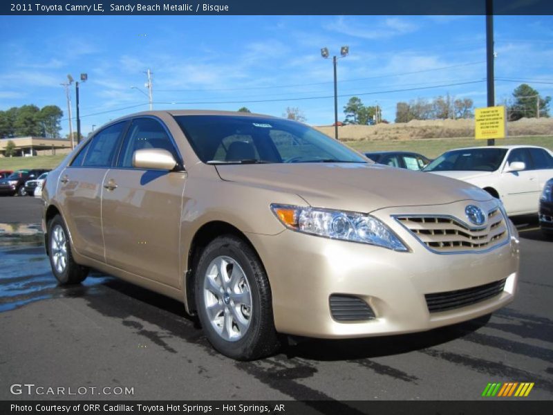 Sandy Beach Metallic / Bisque 2011 Toyota Camry LE