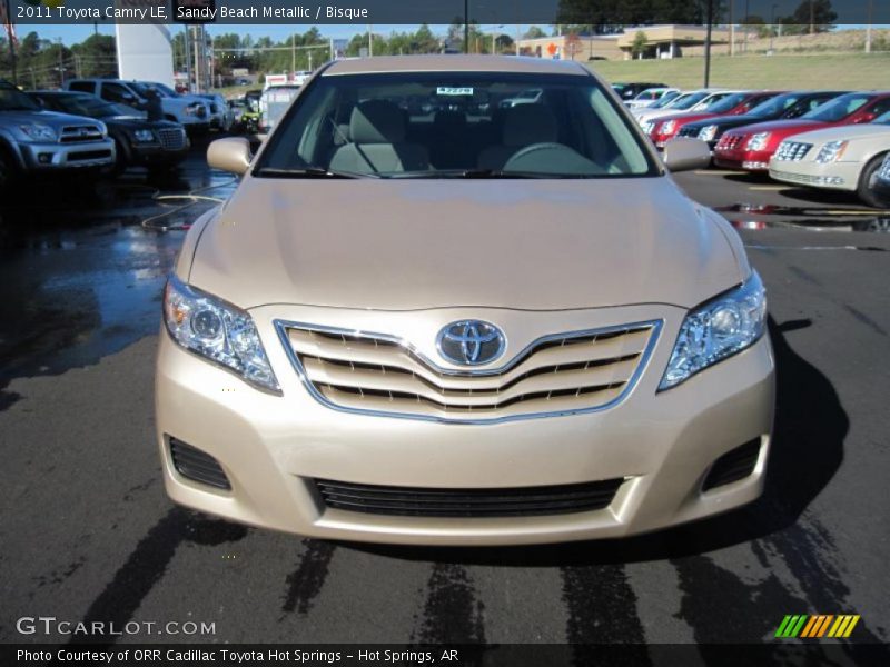 Sandy Beach Metallic / Bisque 2011 Toyota Camry LE