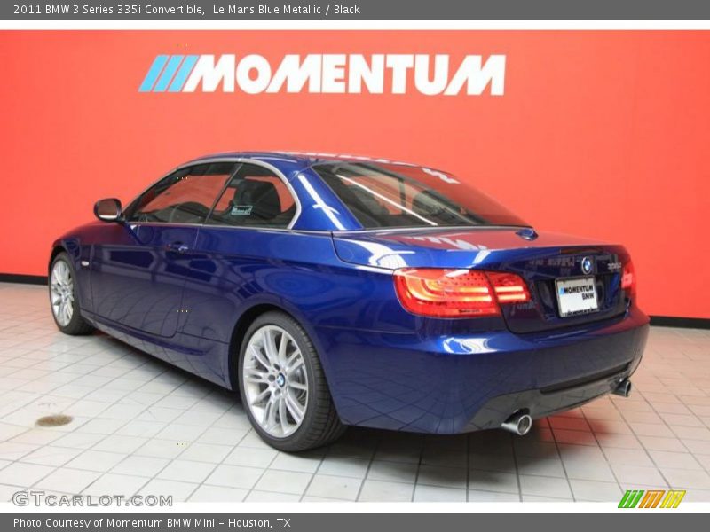 Le Mans Blue Metallic / Black 2011 BMW 3 Series 335i Convertible