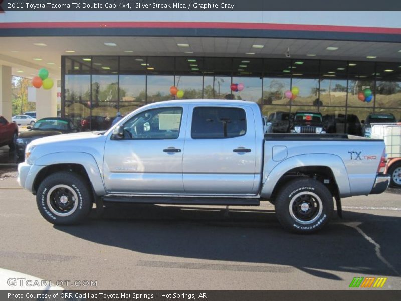  2011 Tacoma TX Double Cab 4x4 Silver Streak Mica