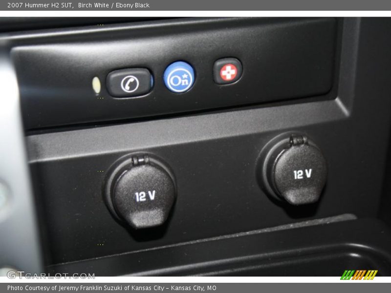 Birch White / Ebony Black 2007 Hummer H2 SUT