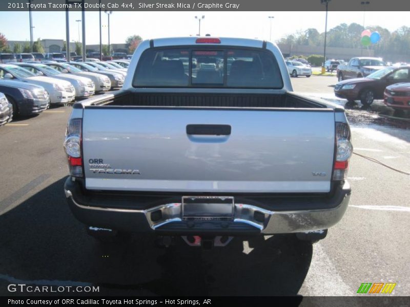 Silver Streak Mica / Graphite Gray 2011 Toyota Tacoma TX Double Cab 4x4