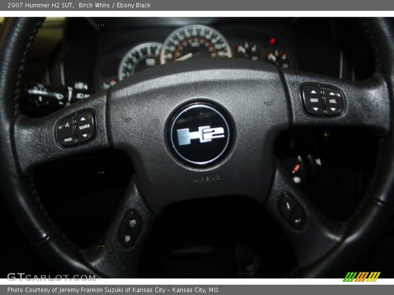 Birch White / Ebony Black 2007 Hummer H2 SUT