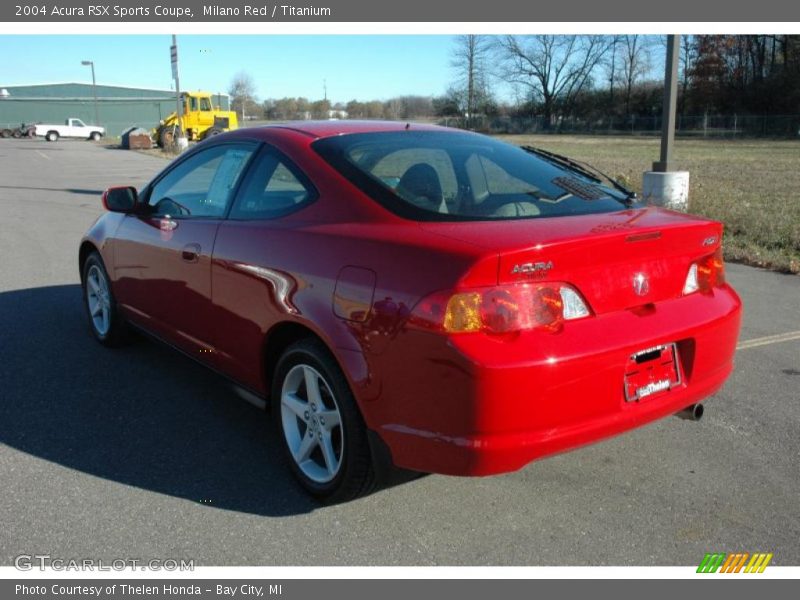 Milano Red / Titanium 2004 Acura RSX Sports Coupe