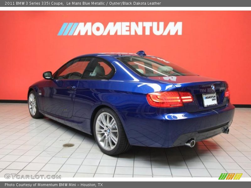 Le Mans Blue Metallic / Oyster/Black Dakota Leather 2011 BMW 3 Series 335i Coupe