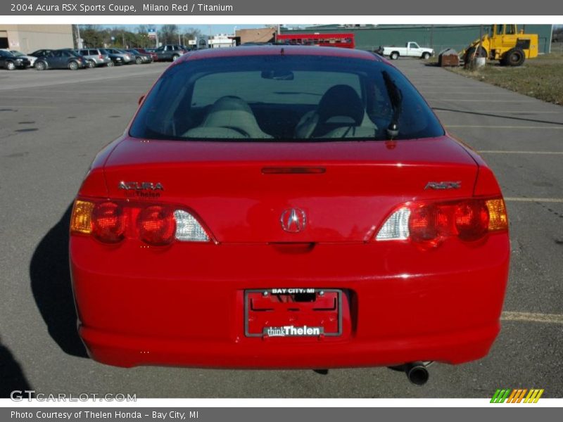 Milano Red / Titanium 2004 Acura RSX Sports Coupe
