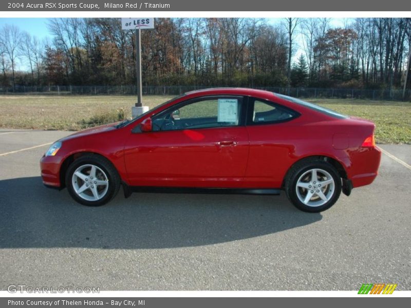 Milano Red / Titanium 2004 Acura RSX Sports Coupe
