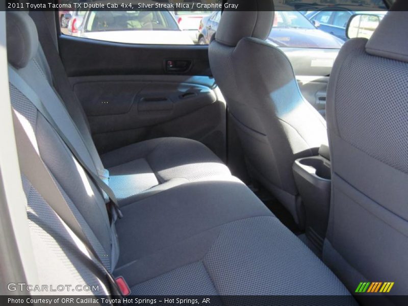 Silver Streak Mica / Graphite Gray 2011 Toyota Tacoma TX Double Cab 4x4