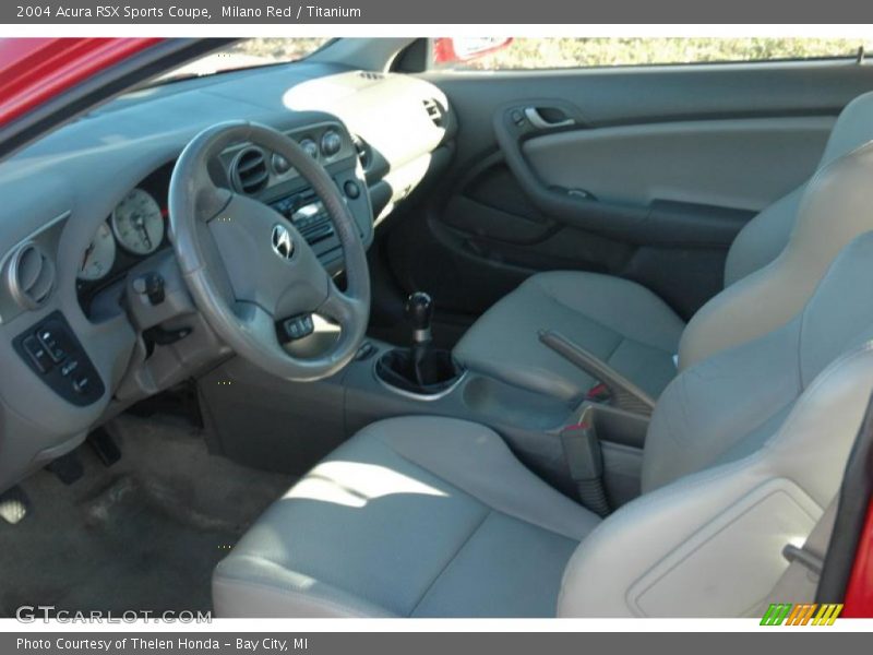 Titanium Interior - 2004 RSX Sports Coupe 