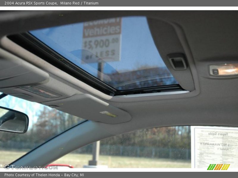 Milano Red / Titanium 2004 Acura RSX Sports Coupe