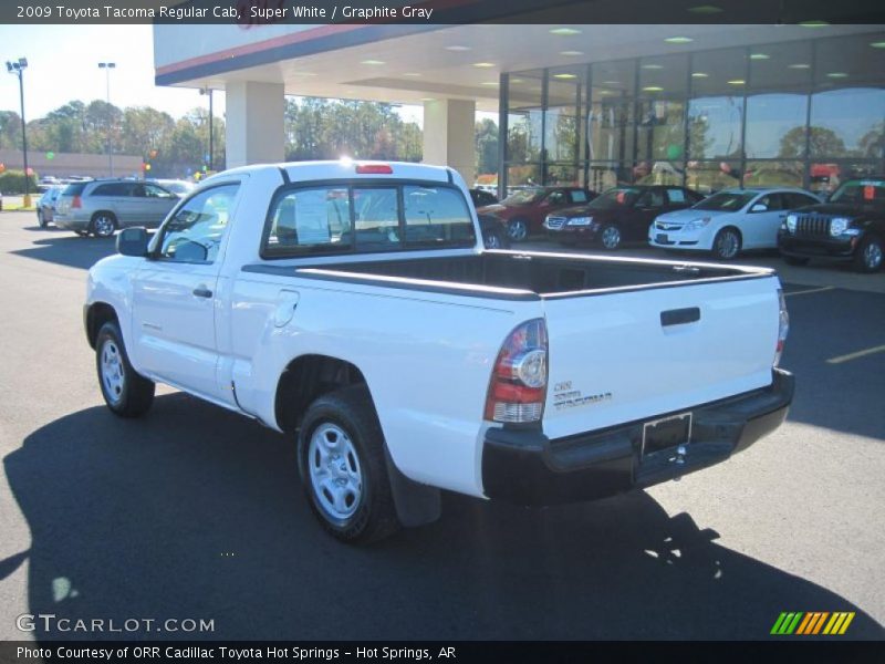 Super White / Graphite Gray 2009 Toyota Tacoma Regular Cab