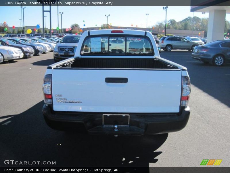 Super White / Graphite Gray 2009 Toyota Tacoma Regular Cab
