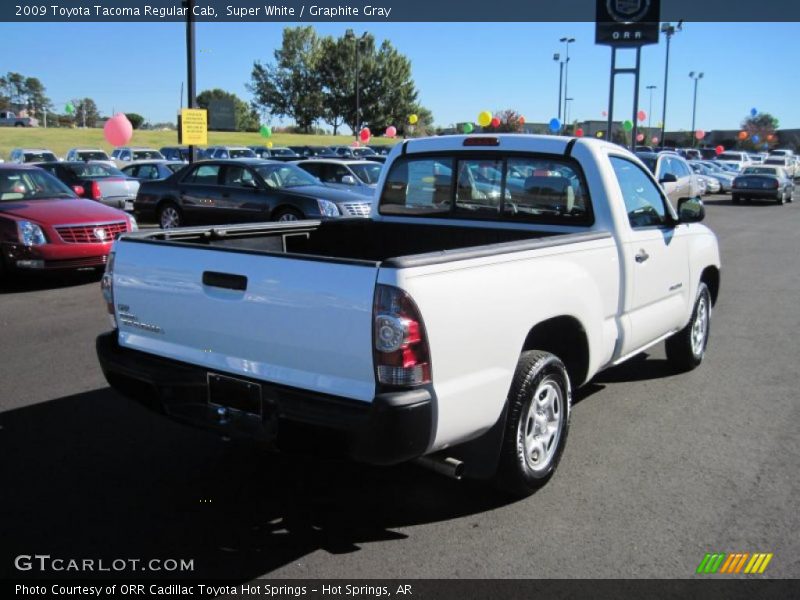 Super White / Graphite Gray 2009 Toyota Tacoma Regular Cab