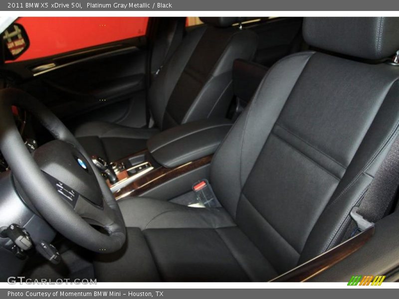 Platinum Gray Metallic / Black 2011 BMW X5 xDrive 50i