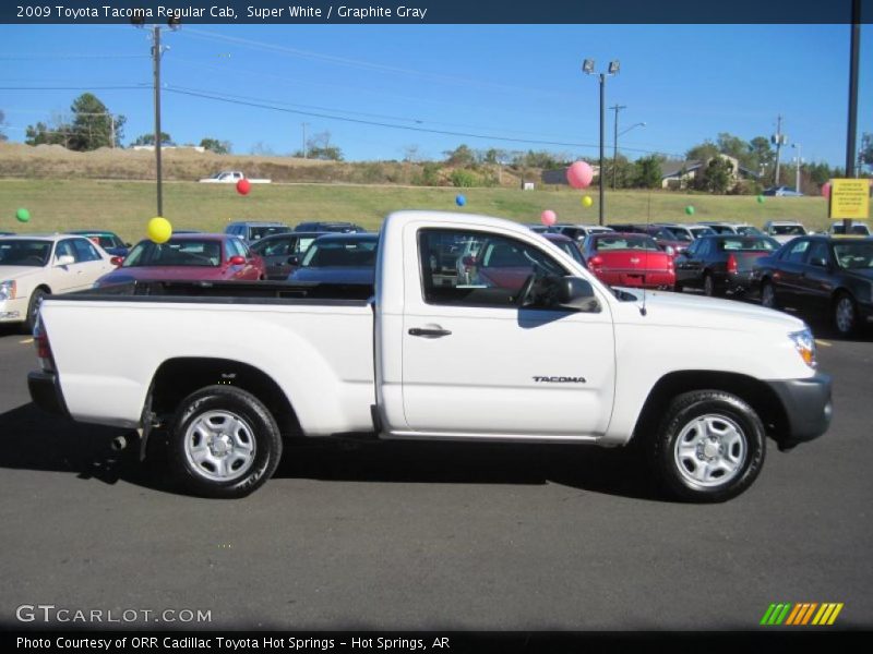 Super White / Graphite Gray 2009 Toyota Tacoma Regular Cab