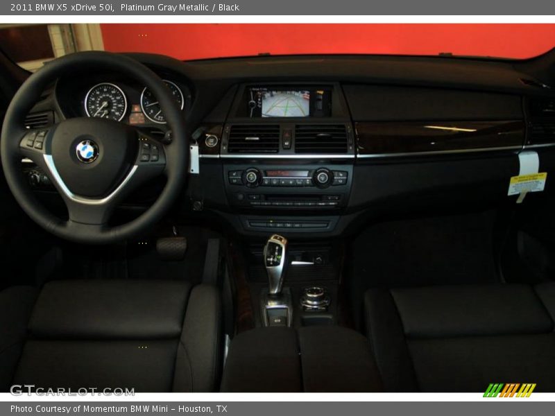 Platinum Gray Metallic / Black 2011 BMW X5 xDrive 50i