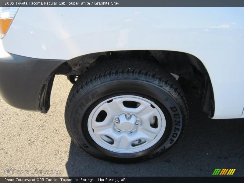 Super White / Graphite Gray 2009 Toyota Tacoma Regular Cab