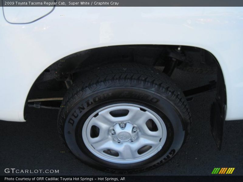 Super White / Graphite Gray 2009 Toyota Tacoma Regular Cab
