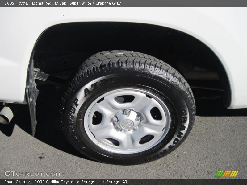 Super White / Graphite Gray 2009 Toyota Tacoma Regular Cab