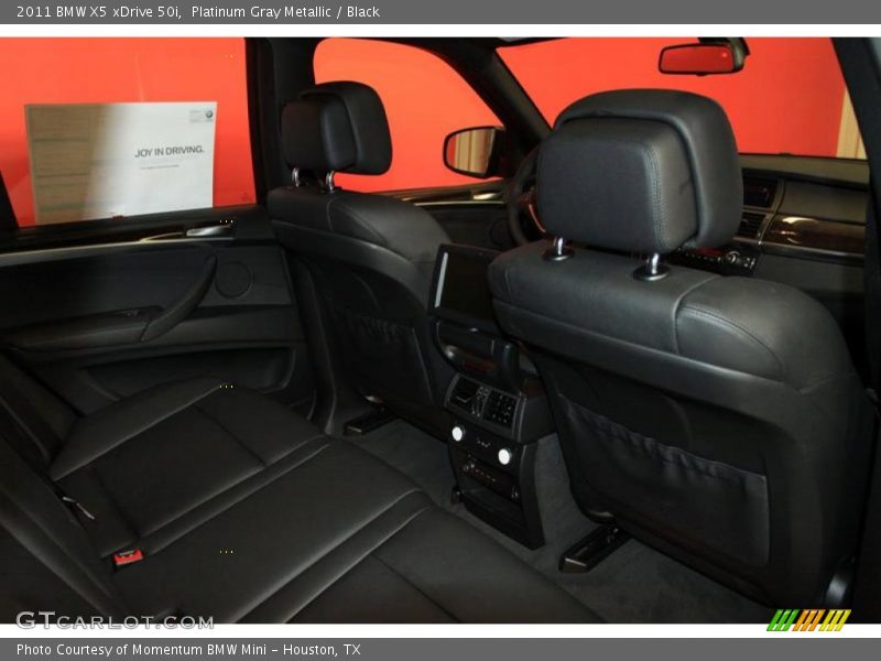 Platinum Gray Metallic / Black 2011 BMW X5 xDrive 50i
