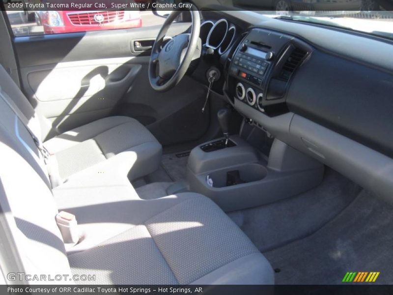 Super White / Graphite Gray 2009 Toyota Tacoma Regular Cab