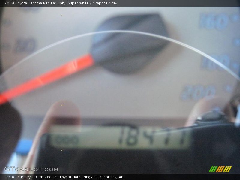 Super White / Graphite Gray 2009 Toyota Tacoma Regular Cab