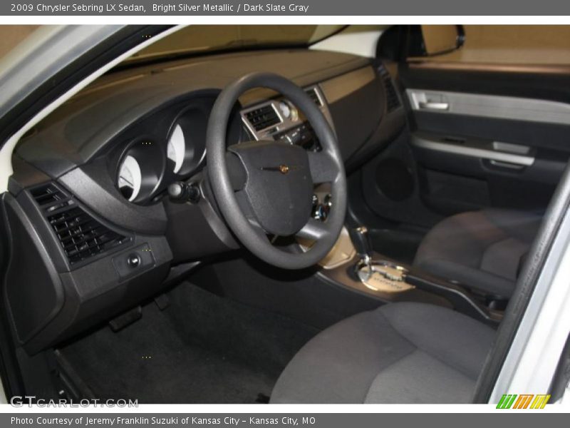 Bright Silver Metallic / Dark Slate Gray 2009 Chrysler Sebring LX Sedan