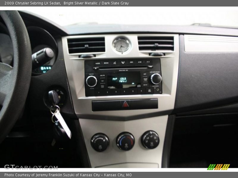 Bright Silver Metallic / Dark Slate Gray 2009 Chrysler Sebring LX Sedan