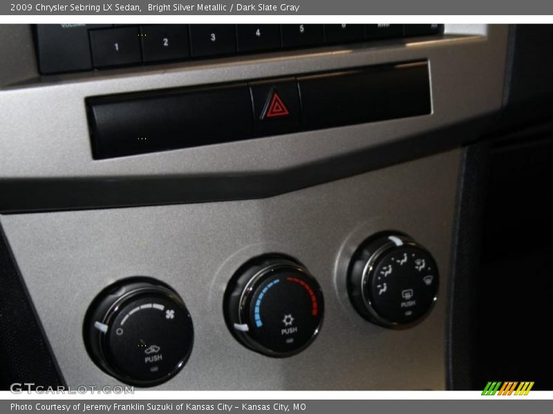 Bright Silver Metallic / Dark Slate Gray 2009 Chrysler Sebring LX Sedan