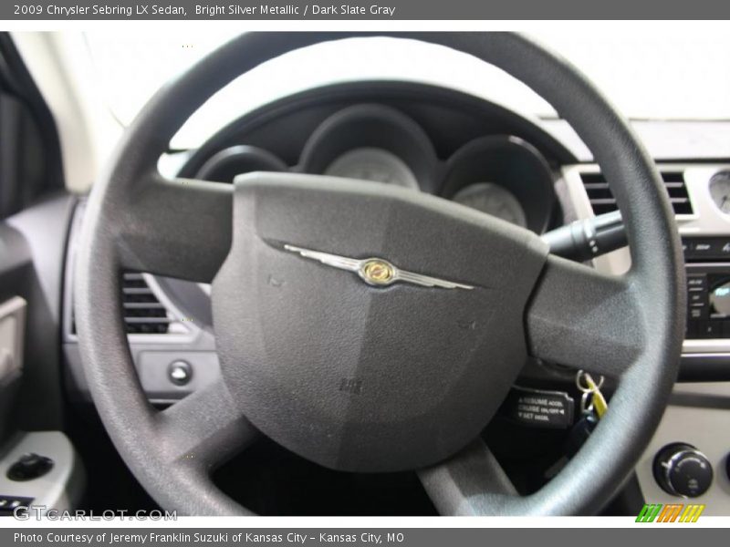 Bright Silver Metallic / Dark Slate Gray 2009 Chrysler Sebring LX Sedan