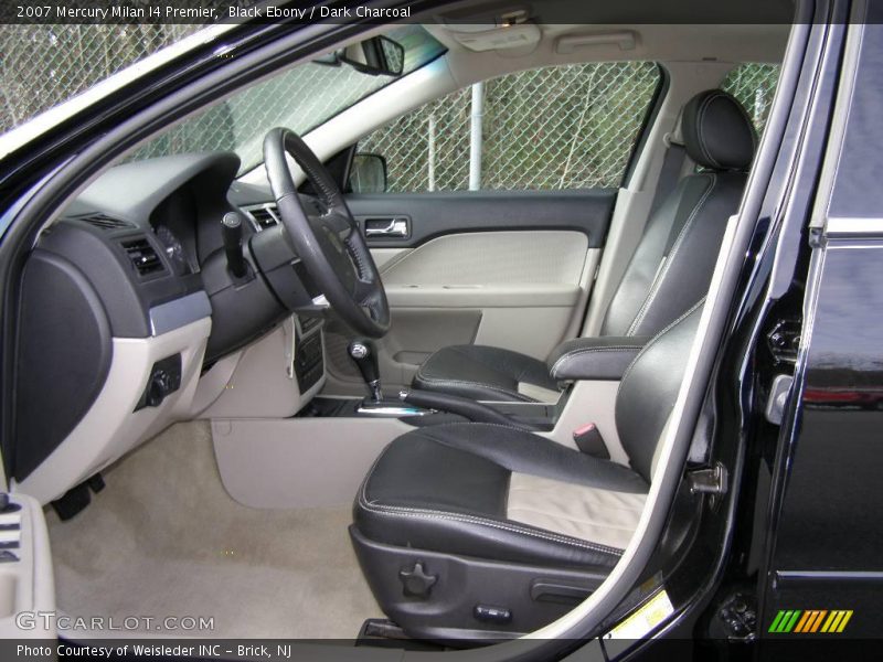 Black Ebony / Dark Charcoal 2007 Mercury Milan I4 Premier
