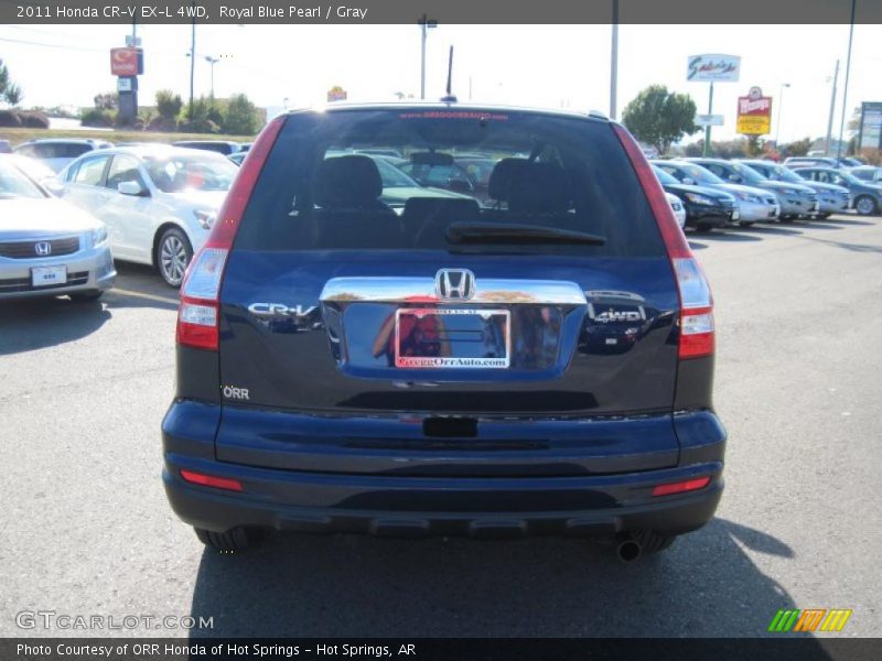 Royal Blue Pearl / Gray 2011 Honda CR-V EX-L 4WD