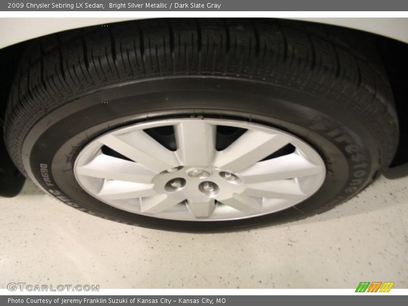 Bright Silver Metallic / Dark Slate Gray 2009 Chrysler Sebring LX Sedan