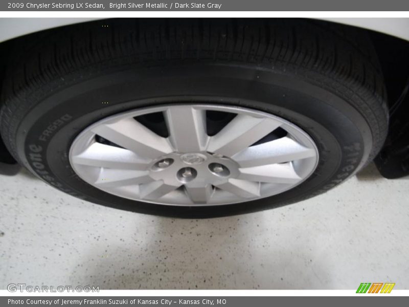 Bright Silver Metallic / Dark Slate Gray 2009 Chrysler Sebring LX Sedan