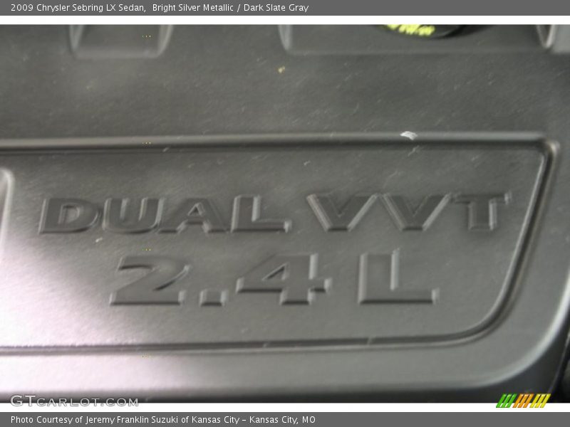 Bright Silver Metallic / Dark Slate Gray 2009 Chrysler Sebring LX Sedan