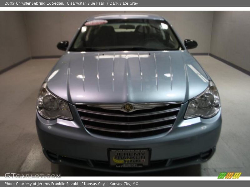 Clearwater Blue Pearl / Dark Slate Gray 2009 Chrysler Sebring LX Sedan
