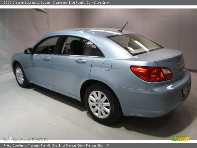 Clearwater Blue Pearl / Dark Slate Gray 2009 Chrysler Sebring LX Sedan