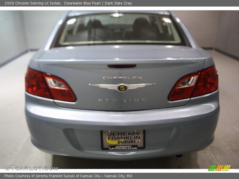 Clearwater Blue Pearl / Dark Slate Gray 2009 Chrysler Sebring LX Sedan