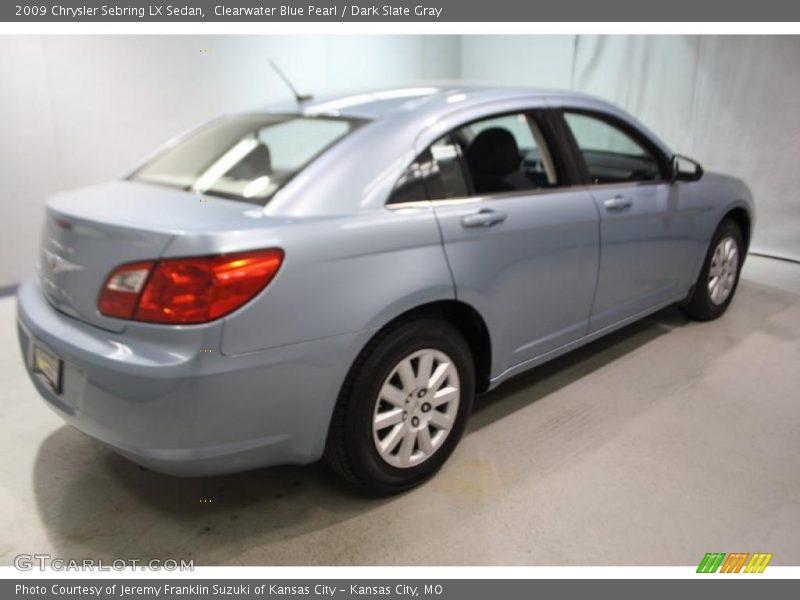 Clearwater Blue Pearl / Dark Slate Gray 2009 Chrysler Sebring LX Sedan