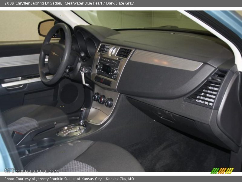 Clearwater Blue Pearl / Dark Slate Gray 2009 Chrysler Sebring LX Sedan