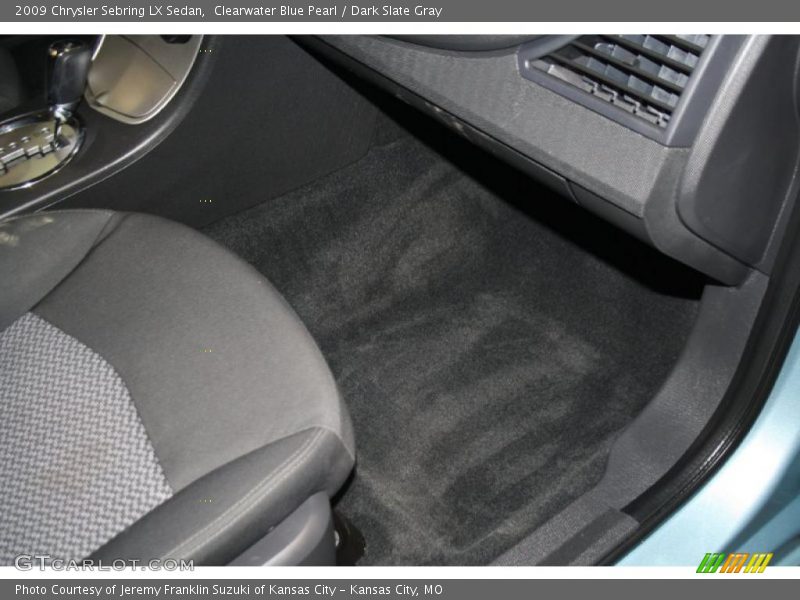 Clearwater Blue Pearl / Dark Slate Gray 2009 Chrysler Sebring LX Sedan