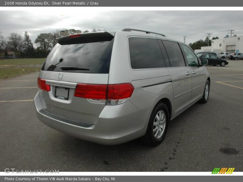 Silver Pearl Metallic / Gray 2008 Honda Odyssey EX