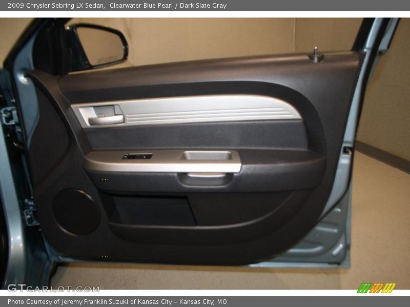 Clearwater Blue Pearl / Dark Slate Gray 2009 Chrysler Sebring LX Sedan