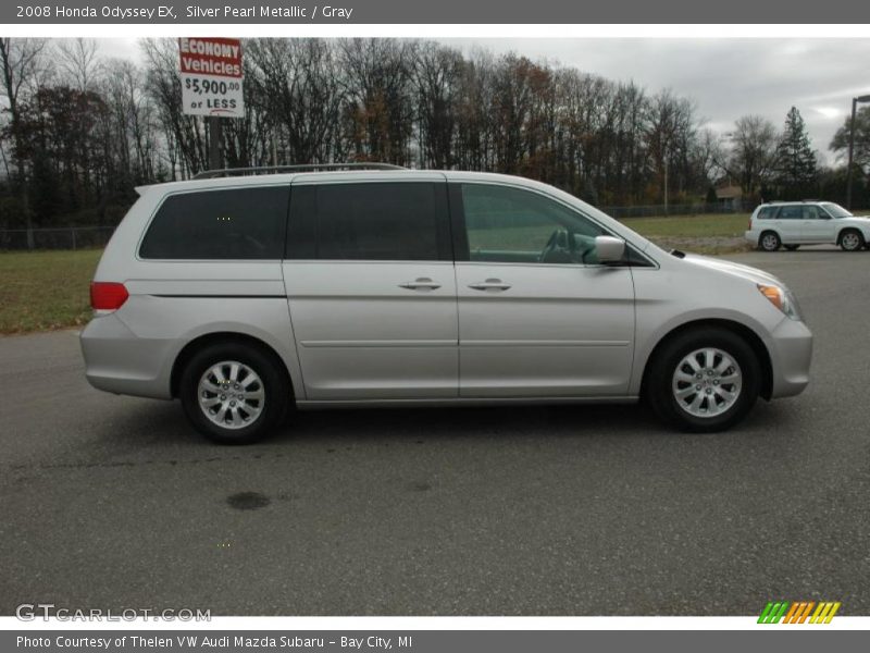 Silver Pearl Metallic / Gray 2008 Honda Odyssey EX
